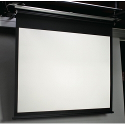 アルミ天板仕様スプリングローラースクリーン 幕面ホワイトマット仕様 80型NTSCサイズ TSL-80W