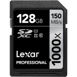 Professional 1000x SDXC UHS-IIJ[h 128GB LSD128CRBJPR1000
