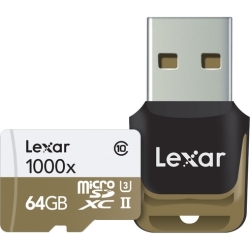 Professional 1000x microSDXC UHS-IIJ[h USB3.0[_[t 64GB LSDMI64GCBJPR1000R