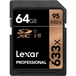 Professional 633x SDXC UHS-IJ[h 64GB LSD64GCB1JP633