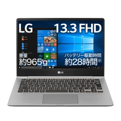 LG 13.3C`(tHD) m[gPC gram(965g) IntelR Core i5-8265U vZbT[ _[NVo[ 13Z990-GA56J
