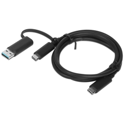 ハイブリッド USB Type-C/USB Type-A ケーブル(1メートル) 4X90U90618