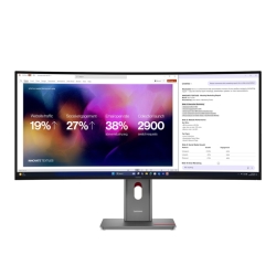 ThinkVision P40WD-40 (39.7^ChtfBXvC/5120×2160/Thunderbolt4ADPAHDMI/ubN/Xs[J[F/3Nԃtۏ/LpIPSpl̗p)