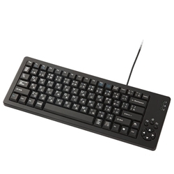 コンパクトキーボード USB接続 ブラック FKB-U237BK