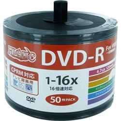 HIDISC CPRM^pDVD-R 4.7GB 16{ 50l֗p HDDR12JCP50SB2