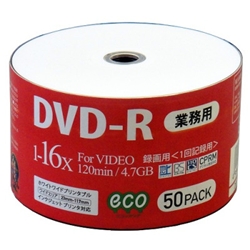 HIDISC DVD-R 16x 4.7GB ^p CPRM 50P VN DR12JCP50BULK
