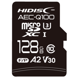 AEC-Q100Ή HIDISC ԍڗprV30 U3XybN microSDXCJ[h 128GB HDAMMSD128GTL