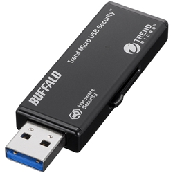 ハードウェア暗号化機能 USB3.0 セキュリティーUSBメモリー ウイルススキャン3年 4GB RUF3-HSL4GTV3