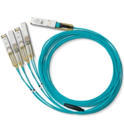 Mellanox active fiber hybrid solutionAETH 100GbE to 4x25GbEAQSFP28 to 4xSFP28A15m MFA7A50-C015