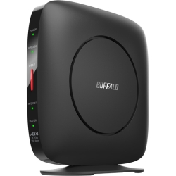 無線LAN親機 WiFiルーター 11ax/ac/n/a/g/b 2401+800Mbps WiFi6/Ipv6対応 ブラック WSR-3200AX4S/DBK