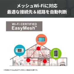 バッファロー 無線LAN親機 WiFiルーター 11ax/ac/n/a/g/b 4803+1147Mbps WiFi6/Ipv6対応 マットブラック WSR-6000AX8/DMB
