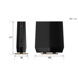 バッファロー 無線LAN親機 WiFiルーター 11ax/ac/n/a/g/b 4803+1147Mbps WiFi6/Ipv6対応 マットブラック WSR-6000AX8/DMB