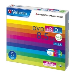 DVD+R DL 8.5GB PCf[^p 8{Ή 5XP[X Ch\ DTR85HP5V1