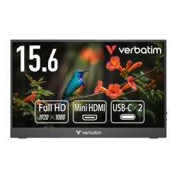 �|�[�^�u�����j�^�[ 15.6�^/1920×1080/Mini HDMI�AUSB Type-C(DisplayPort Alt Mode)/�u���b�N/�X�s�[�J�[�F����/�A���~➑̂̍��ϋv �X�^���h�J�o�[�t��
