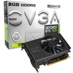 EVGA GeForce GTX 750 Ti Single Fan 02G-P4-3751-KR