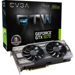 EVGA GeForce GTX 1070 FTW GAMING ACX 3.0 OtBbN{[h 08G-P4-6276-KR