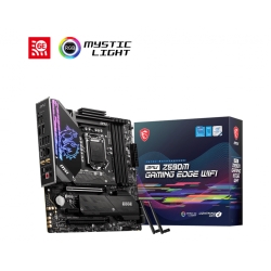 Intel Z590 ChipsetMicroATX}U[{[h/12+1+1 60A Dr.MOSɑΉ͂ȓdH𓋍 MPG Z590M GAMING EDGE WIFI