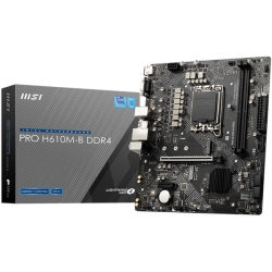 Intel H610 Chipsetڃ}CNATX}U[{[h/DDR4/LGA1700 PRO H610M-B DDR4