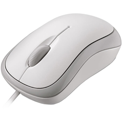 Basic Optical Mouse for Business Mac/Win USB Port White 4YH-00004