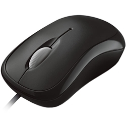 Basic Optical Mouse for Business Mac/Win USB Port Black 4YH-00003