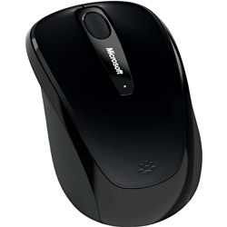 Wireless Mobile Mouse 3500 Mac/Win USB Port Shiny Black L2 GMF-00297