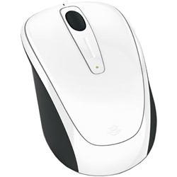 Wireless Mobile Mouse 3500 Mac/Win USB Port Glossy White L2 GMF-00315