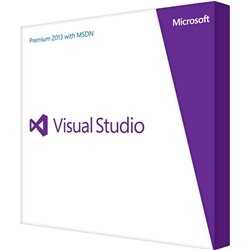 Visual Studio Premium 2013 with MSDN Retail DVD 9GD-00401