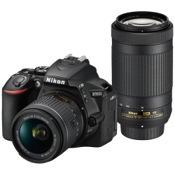 デジタル一眼レフカメラ D5600 ダブルズームキット ブラック D5600WZ