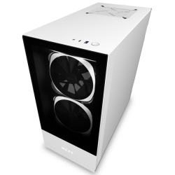 NZXT H510 ELITE ホワイト NZXT H510 Elite Mid-Tower Case (Matte White) Mini ITX WITH