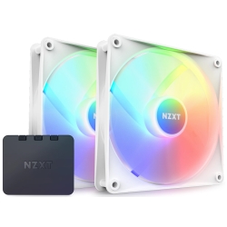PCP[Xt@ F140 RGB CORE TWIN PACK & RGB Lighting Controller White RF-C14DF-W1