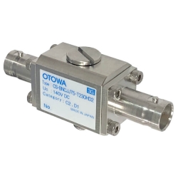 ハイビジョンITVカメラ用SPD(避雷器)/最大連続使用電圧Uc:140VDC/コントロール盤用 CS-BNCJJ75-T230HD2