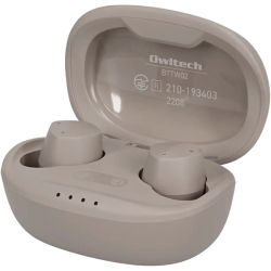 イヤホン/Bluetoothイヤホン/完全ワイヤレス/Bluetooth5.1/BTTW02シリーズ/IPX4/AAC対応/インナーイヤー/カナル/ラテグレージュ OWL-BTTW02-GY
