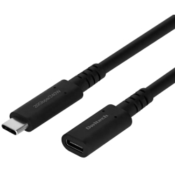 P[u/USBP[u/USB Type-C to Type-C/Type-CIX to Type-CX/}[d/f[^ʐM/ő240W(48V/5A)/USB4Ή/0.3m/30cm/ubN OWL-CBCMCF3-BK