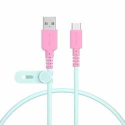 MOTTERU oCJ[P[u USB-A to USB-C iPhone15ȍ~ AndroideΉ Ȃ₩ŗ܂Ȃ f[^] 0.5m S3F P[uoht 2Nۏ ~gt~S
