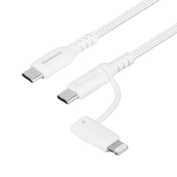 X}[gtHpUSBP[u/2in1/Lightning+Type-C/PD60W/MFiF/^t/炩/fɋ/1.5m/zCg