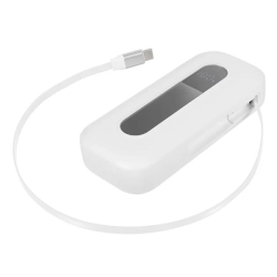 オウルテック モバイルバッテリー/LPB10021CRシリーズ/10000mAh/PD20W対応/ケーブル内蔵/タブレット、スマートフォン、Wi-Fiルーター、加熱式たばこ、その他USB充電機器/ホワイト OWL-LPB10021CR-WH 5,124円