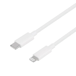 LightningP[u/USB Type-C to Lightning/PD60W/MFiF/uCfbhP[u/݂ɂ/[d/f[^]/0.7m/70cm/zCg