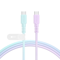 MOT �O���f�[�V�����P�[�u�� USB-C to USB-C PD60W ���Ȃ₩ ���܂Ȃ� �}���[�d �f�[�^�]�� �P�[�u���o���h�t�� 1m 2�N�ۏ� �}�[���C�h (MOT-SCBCCG100)