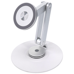 MOTTERU �}�O�l�b�g�X�^���h MagSafe�Ή� 360�x��] �s�^�b�Ƃ����� �A���~�� ���^�������O�X�e�b�J�[�t�� 1�N�ۏ� �V���o�[ ���i�T�C�Y��151(W)×133(D)×45(H)mm