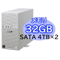Express5800/D/T110m Xeon E-2414 4C/32GB/SATA 4TB*2 RAID1/W2022/^[ 3Nۏ NP8100-2995YP8Y