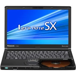 Let’s note SX2 法人(Corei5-3340M/SSD128G/SMD/W7P32DG/HD+/電池S/ブラック)