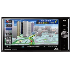 7V型ワイドVGA 2DIN AV/地デジ/Blu-ray/DVD/CD内蔵SDナビ 最大3年道路更新無料 200mm CN-RX02WD
