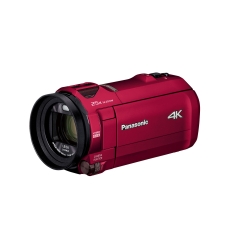 4K AIR ビデオカメラ 64GB 光学20倍ズーム 5軸ハイブリット手ブレ補正 アーバンレッド HC-VX992MS-R