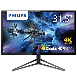 PHILIPS(ディスプレイ) 31.5型/3840×2160/HDMI DisplayPort /ブラック