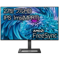 PHILIPS(ディスプレイ) 27型ワイド液晶ディスプレイ ブラック 5年間