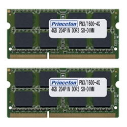 APPLE MacBookProp 8GB(4GB×2g) PC3-12800(DDR3-1600) 204pin SO-DIMM PAN3/1600-4GX2