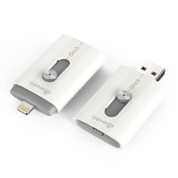 CgjORlN^USB Gmobi iStick 128GB O[ UDISTLWH-128