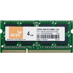 ACPI m[gPCp 204pin d1.35V DDR3L-1600(PC3-12800)Ή SO-DIMM 4GB MMA31611SL-4