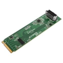ICYDOCK �M���␳�pRedriver���� M.2 NVMe PCIe 5.0 x4 �Ή� MCIO 4i �ϊ��A�_�v�^�J�[�h
