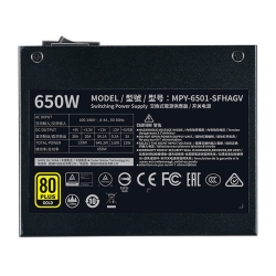 Cooler Master 650W SFX 電源ユニット MPY-6501 Cooler Master V650 SFX Gold フルモジュラータイプの電源ユニット